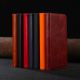 FLIP CASE 100 % TOP GRAIN LEATHER + MICROFIBER + BRACKET WITH MAGNET