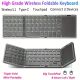Clavier portable pliable mini sans fil avec touchpad - Compatible avec Windows, Android, IOS, Mac, pour tablettes et smartphones !
